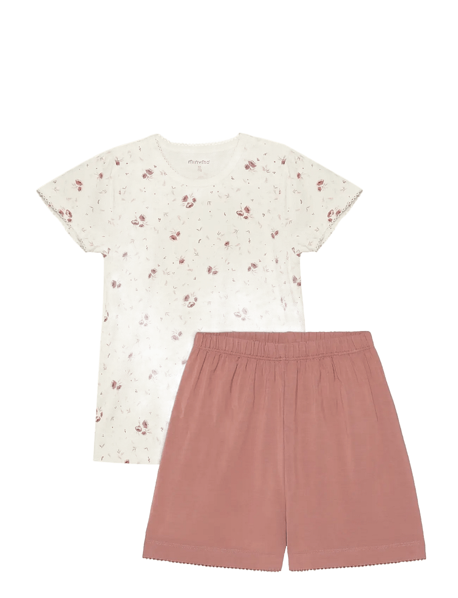 Minymo - Pyjamas - pyjamassæt - peach whip - 0