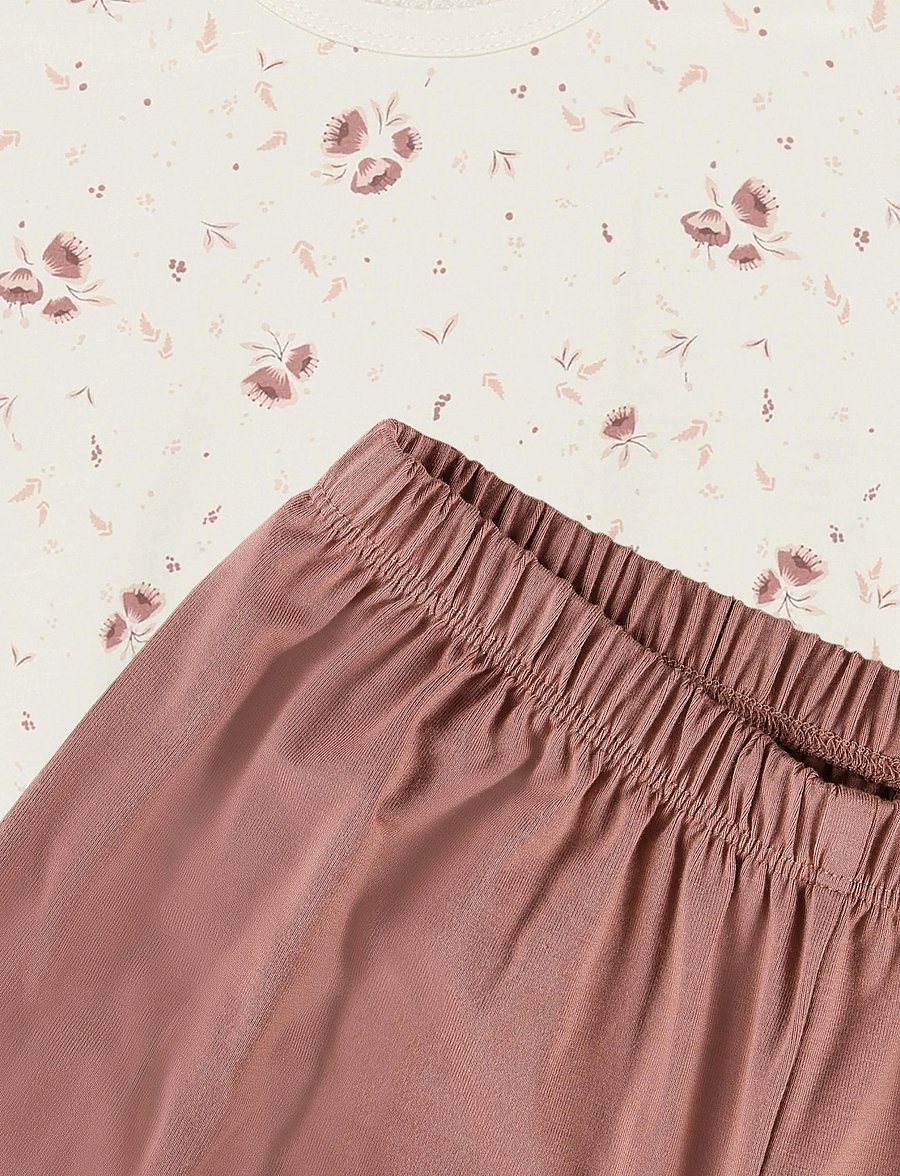 Minymo - Pyjamas - pyjamassæt - peach whip - 4