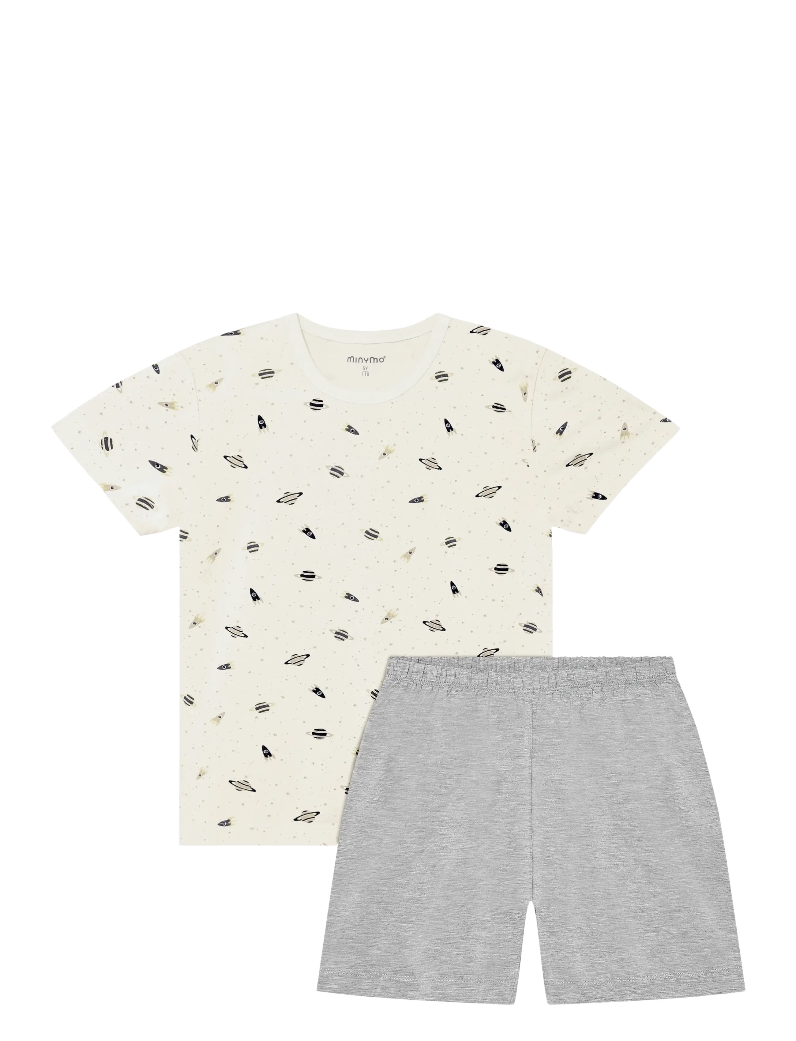 Minymo Pyjamas, 146, Creme - Pyjama Sets, Kinder