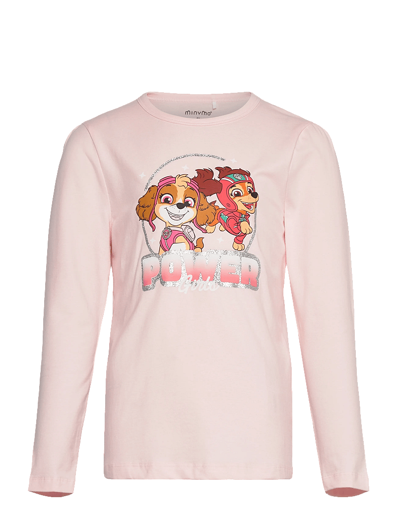 Minymo - T-shirt LS - långärmade t-shirts - rosen quartz - 0