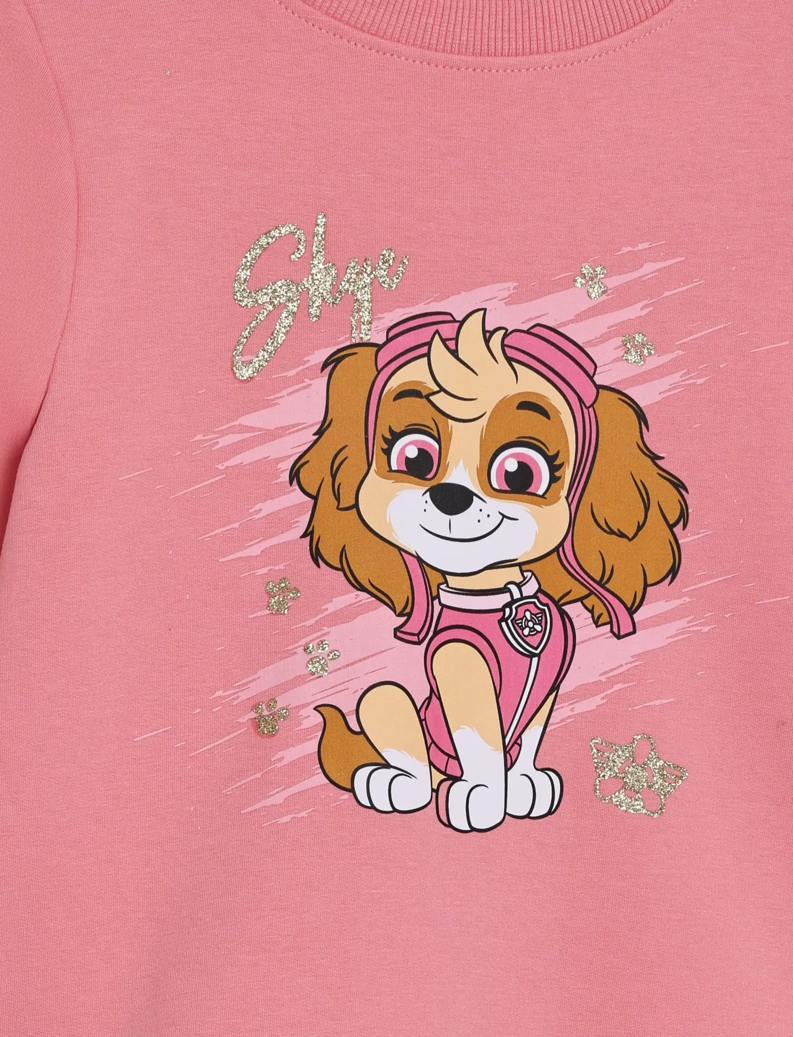 Minymo - Dress LS Sweat - langärmelige freizeitkleider - flamingo plume - 2