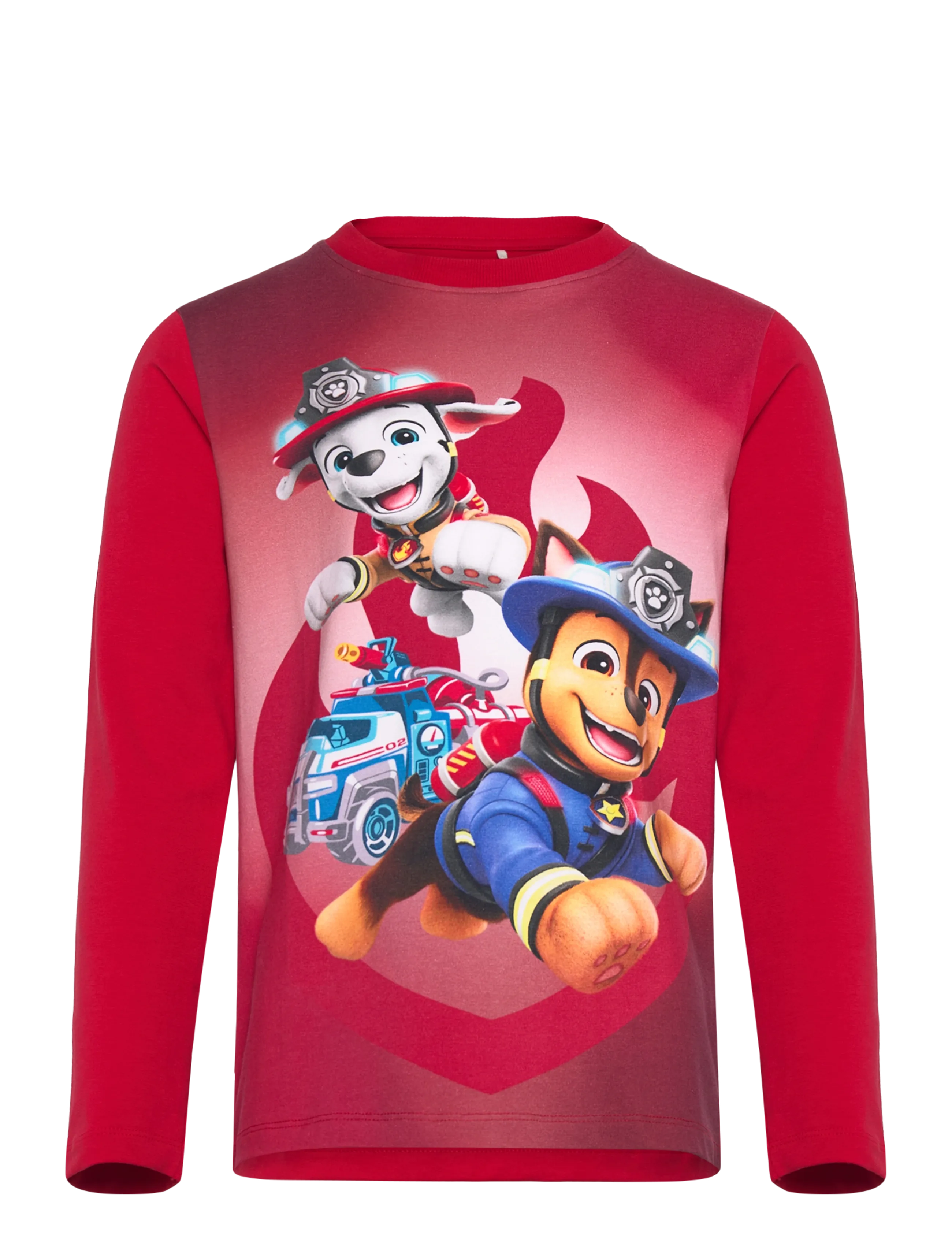 Minymo T-Shirt Ls, 98, Red, T-Shirts > Langærmede T-shirts, Børn