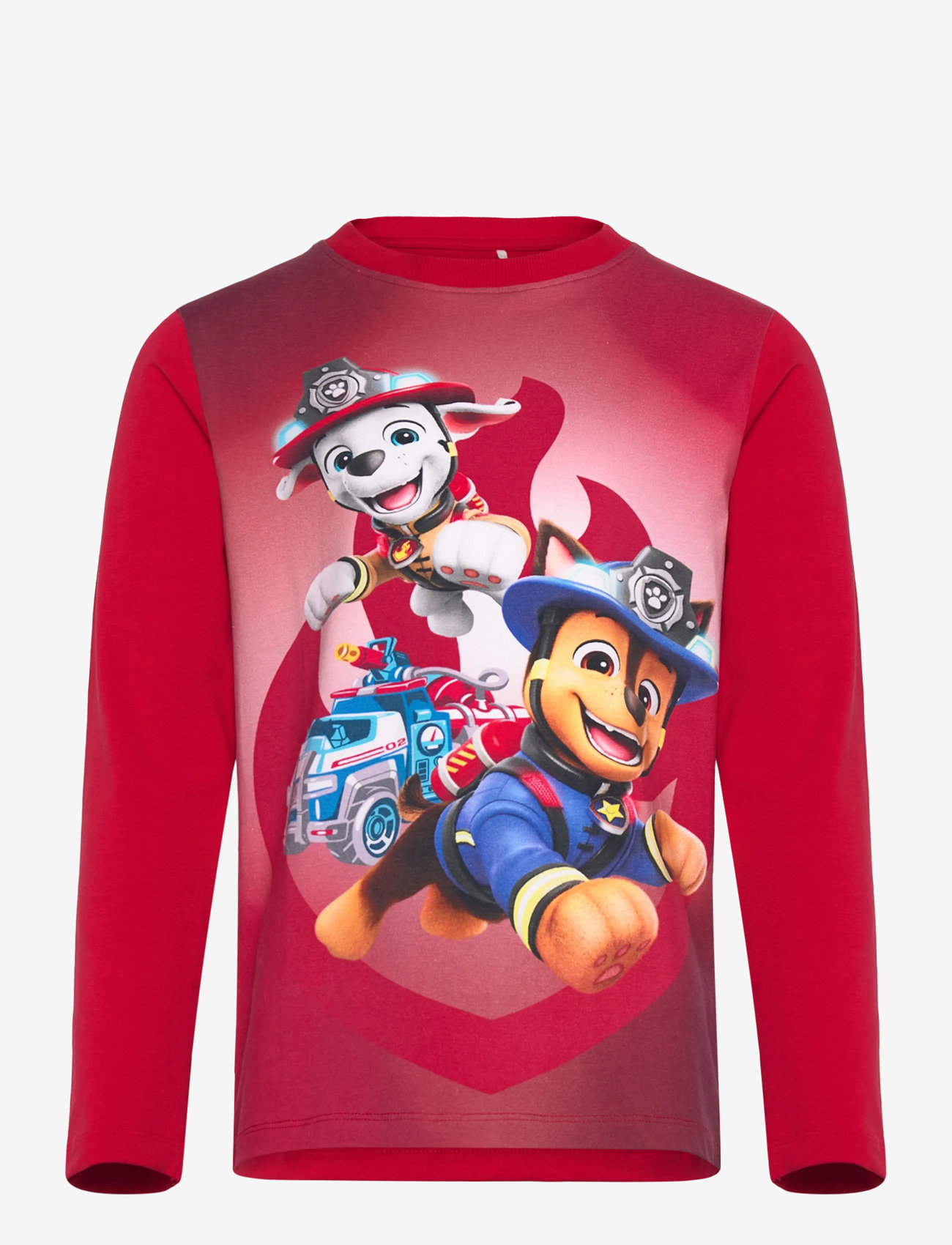 Minymo - T-shirt LS - pitkähihaiset t-paidat - salsa - 0