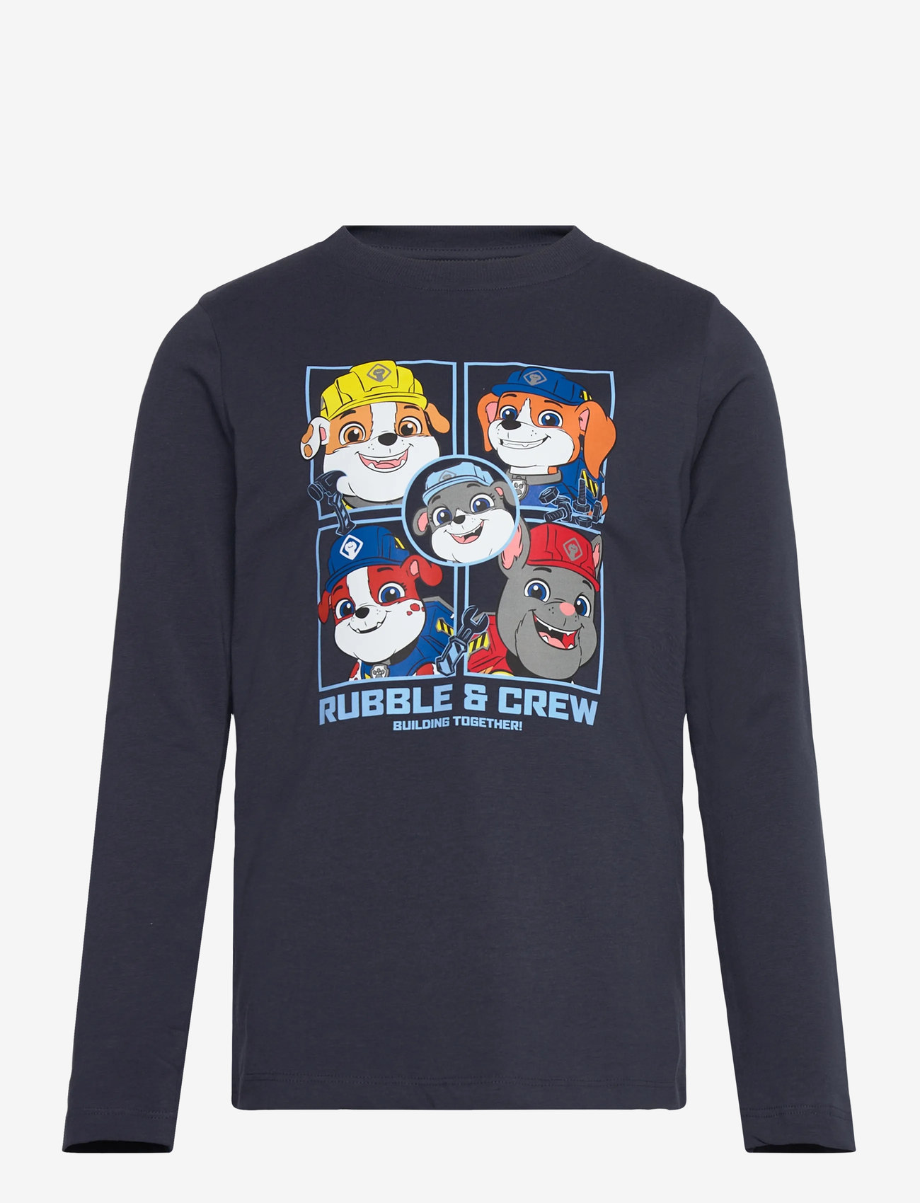 Minymo - T-shirt LS - långärmade t-shirts - parisian night - 0