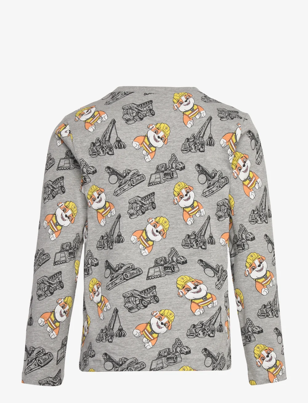 Minymo - T-shirt LS - långärmade t-shirts - grey melange - 1