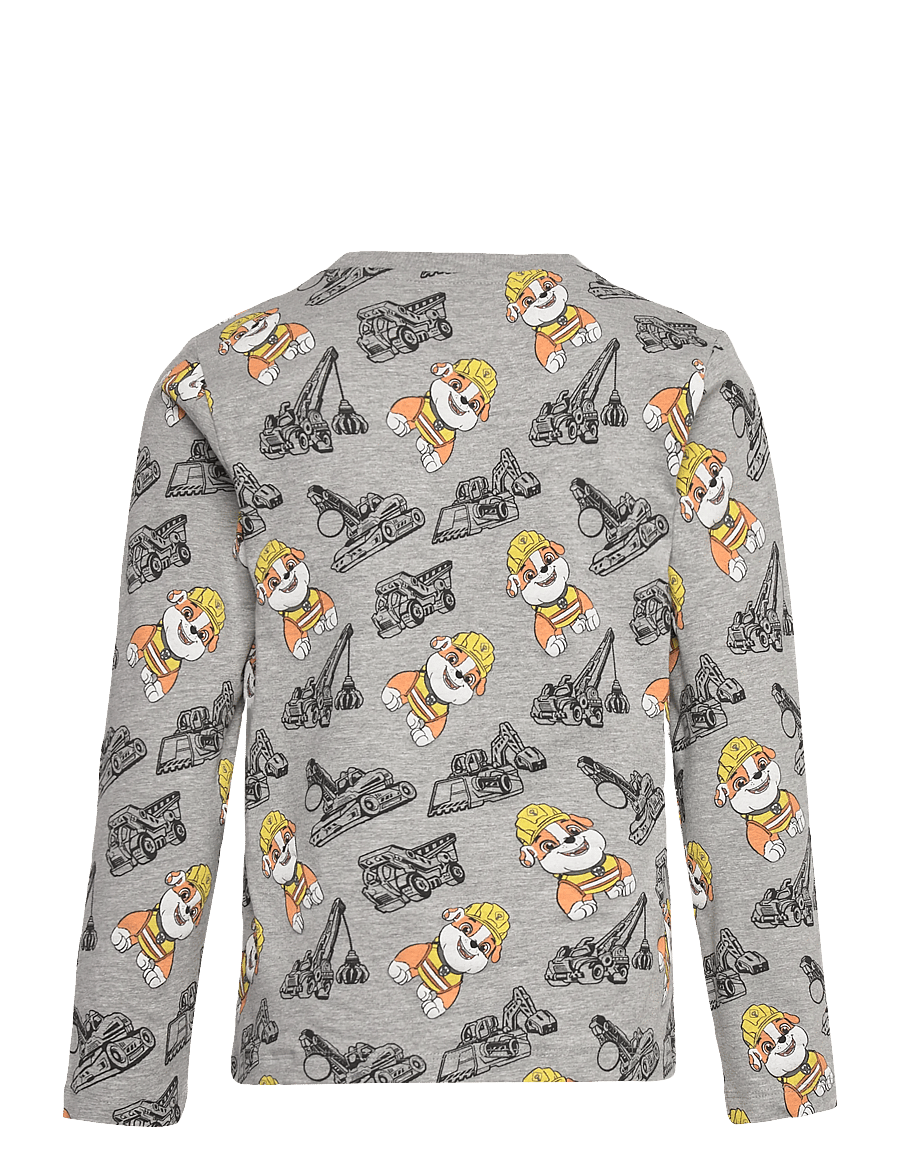 Minymo - T-shirt LS - langärmelig - grey melange - 1