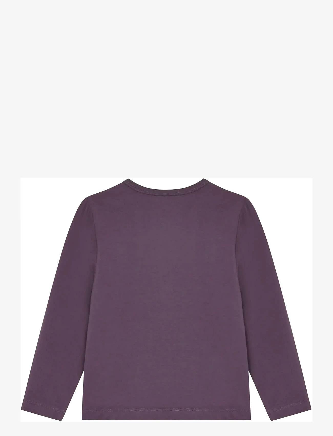 Minymo - T-shirt LS - langærmede t-shirts - black plum - 1