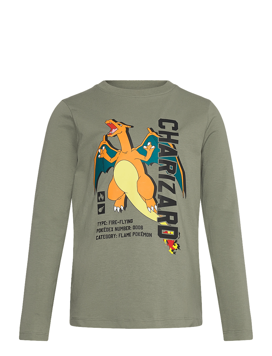 Minymo - T-shirt LS - pikkade varrukatega t-särgid - shadow - 0