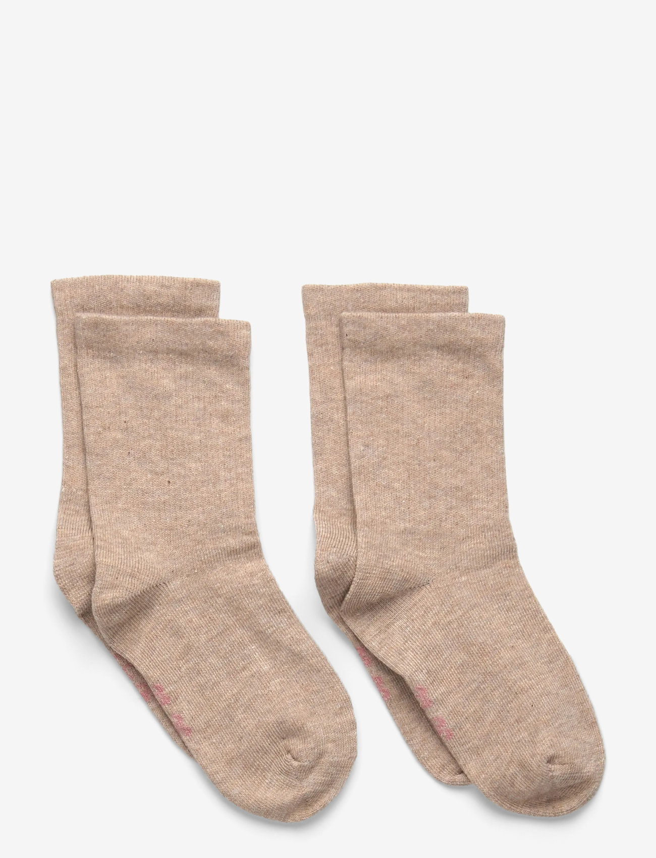 Minymo - Perfect Basic Socks (2-pack) - efterårstøj - silver mink melange - 0