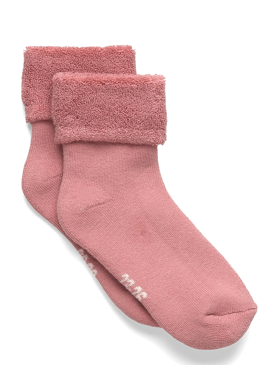 Minymo - Cozy Velour Socks - strümpfe - ash rose - 0