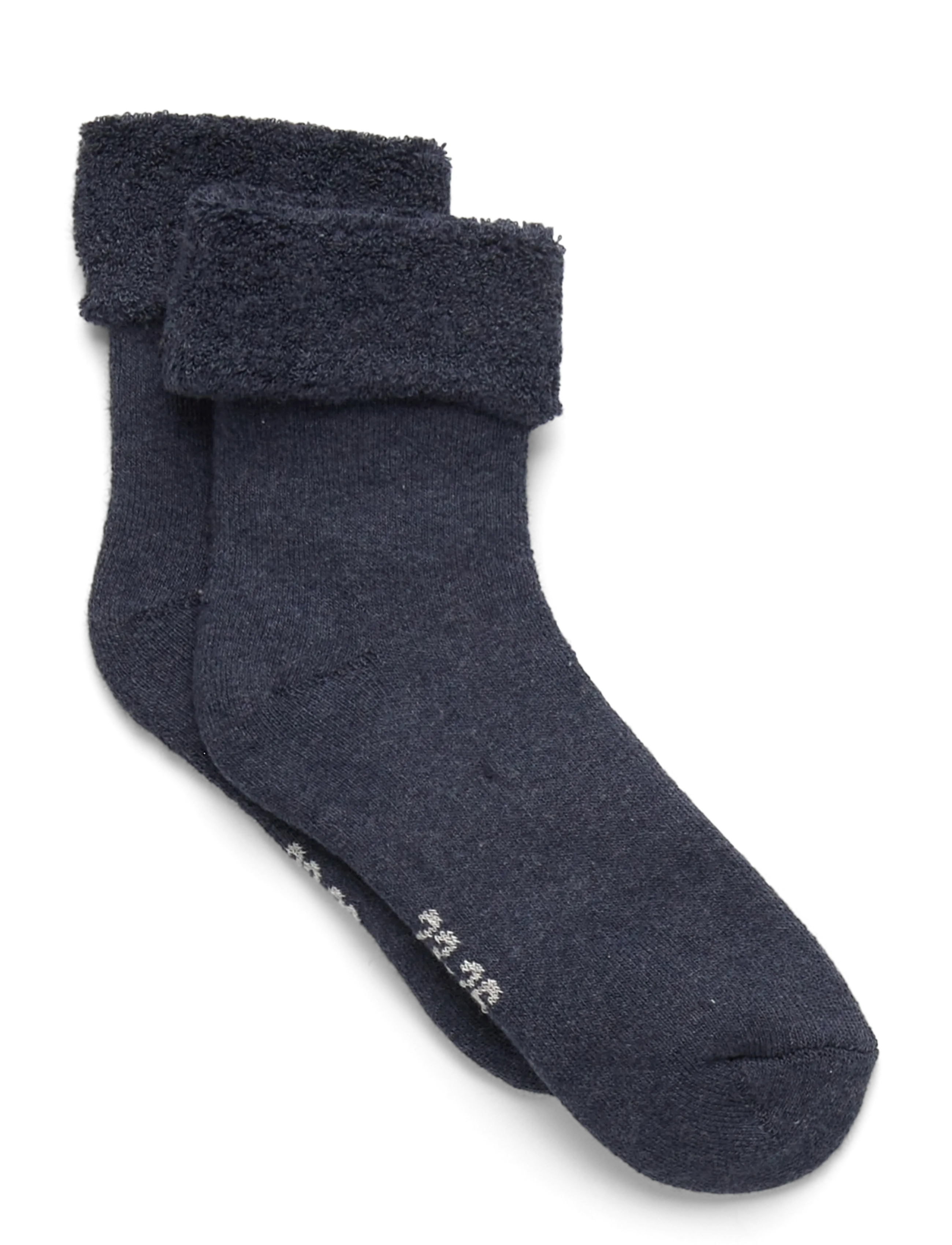 Cozy Velour Socks - BLUE NIGHTS MELANGE