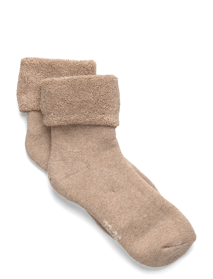 Minymo - Cozy Velour Socks - strümpfe - silver mink melange - 0