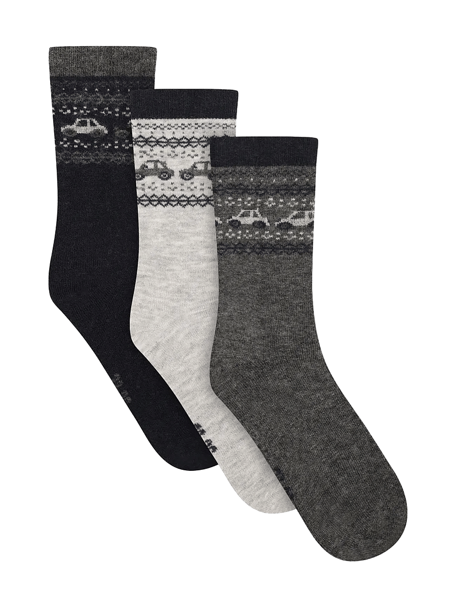 Minymo - Wool Socks 3-Pack - strümpfe - navy - 0