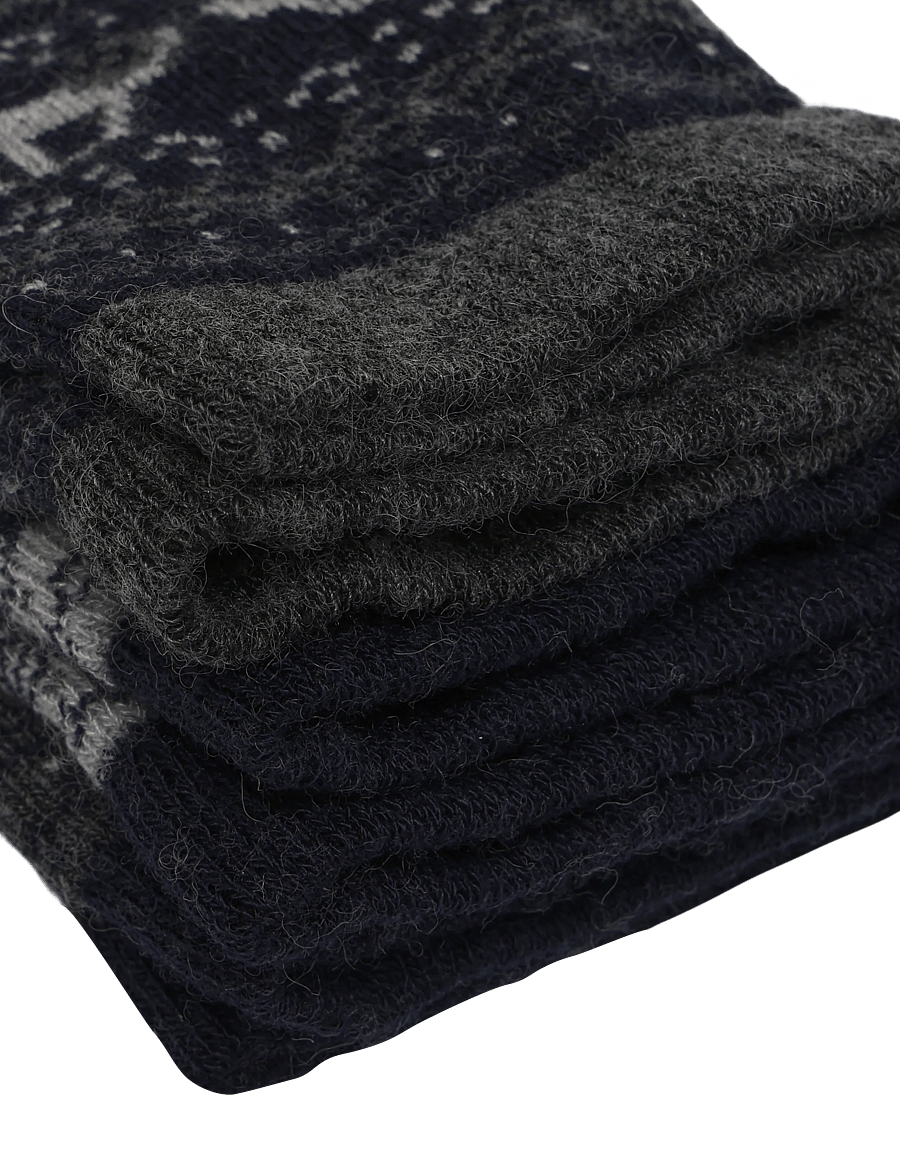 Minymo - Wool Socks (3-pack) - strümpfe - navy - 4