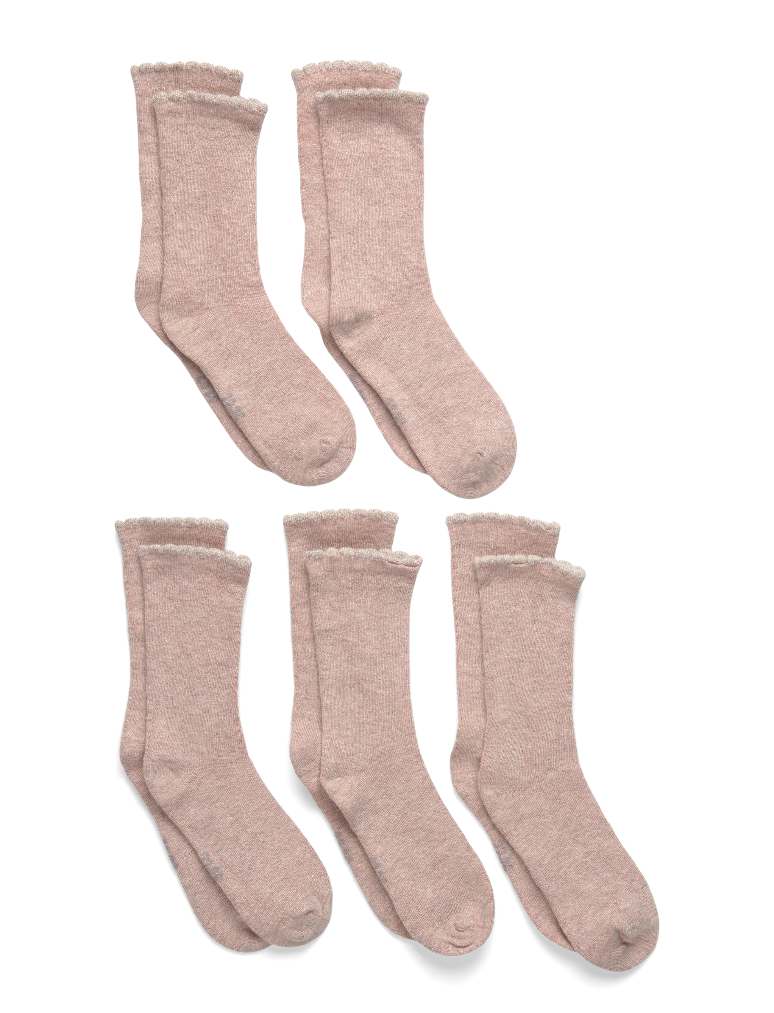Wool Socks 5-Pack Solid - BURNISHED LILAC
