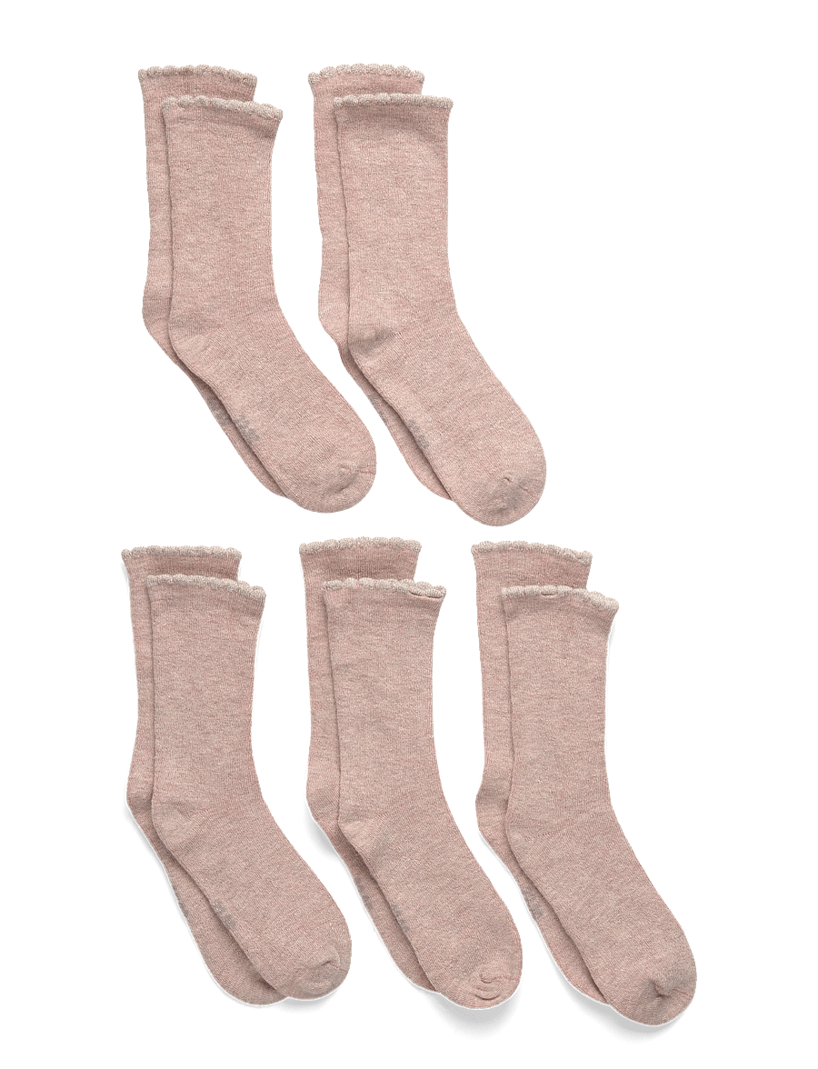 Minymo - Wool Socks 5-Pack Solid - strümpfe - burnished lilac - 0