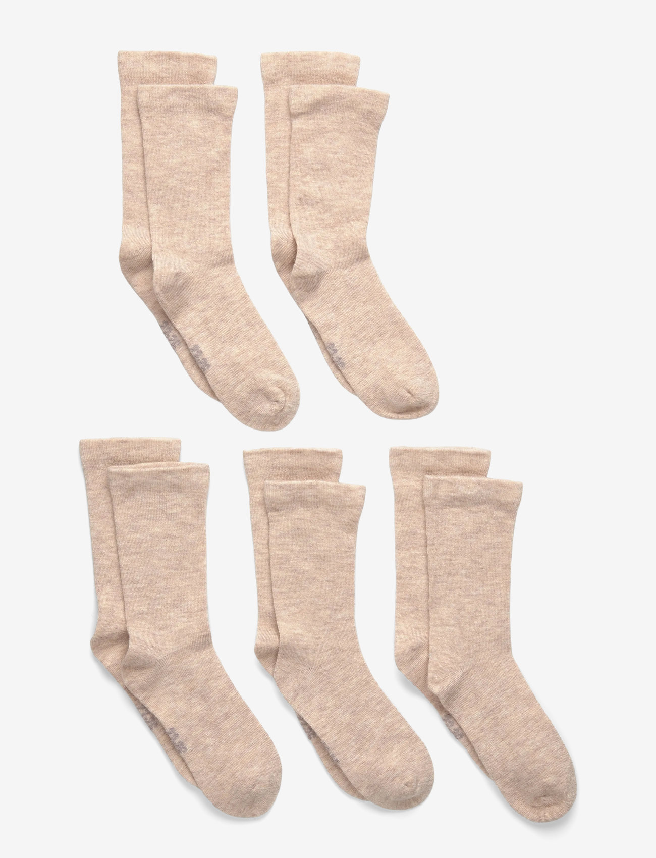Minymo - Wool Socks 5-Pack Solid - herbstliche kleidung - sheer bliss - 0