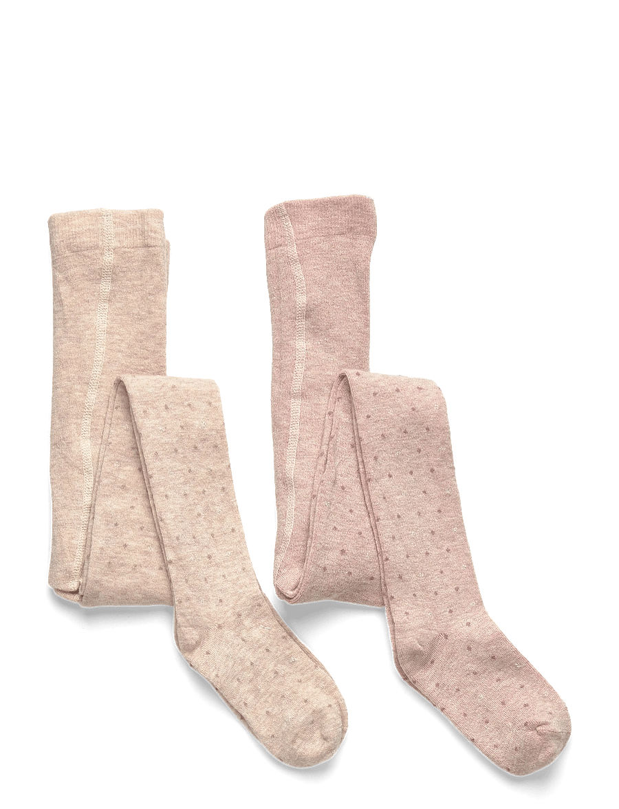 Minymo - Wool Stocking - 2-pack - strumpfhosen - burnished lilac - 0