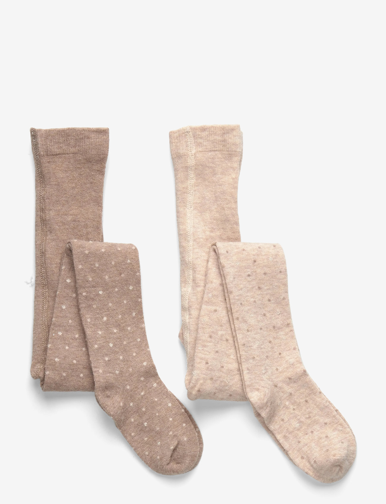 Minymo - Wool Stocking - 2-pack - efterårstøj - sheer bliss - 0