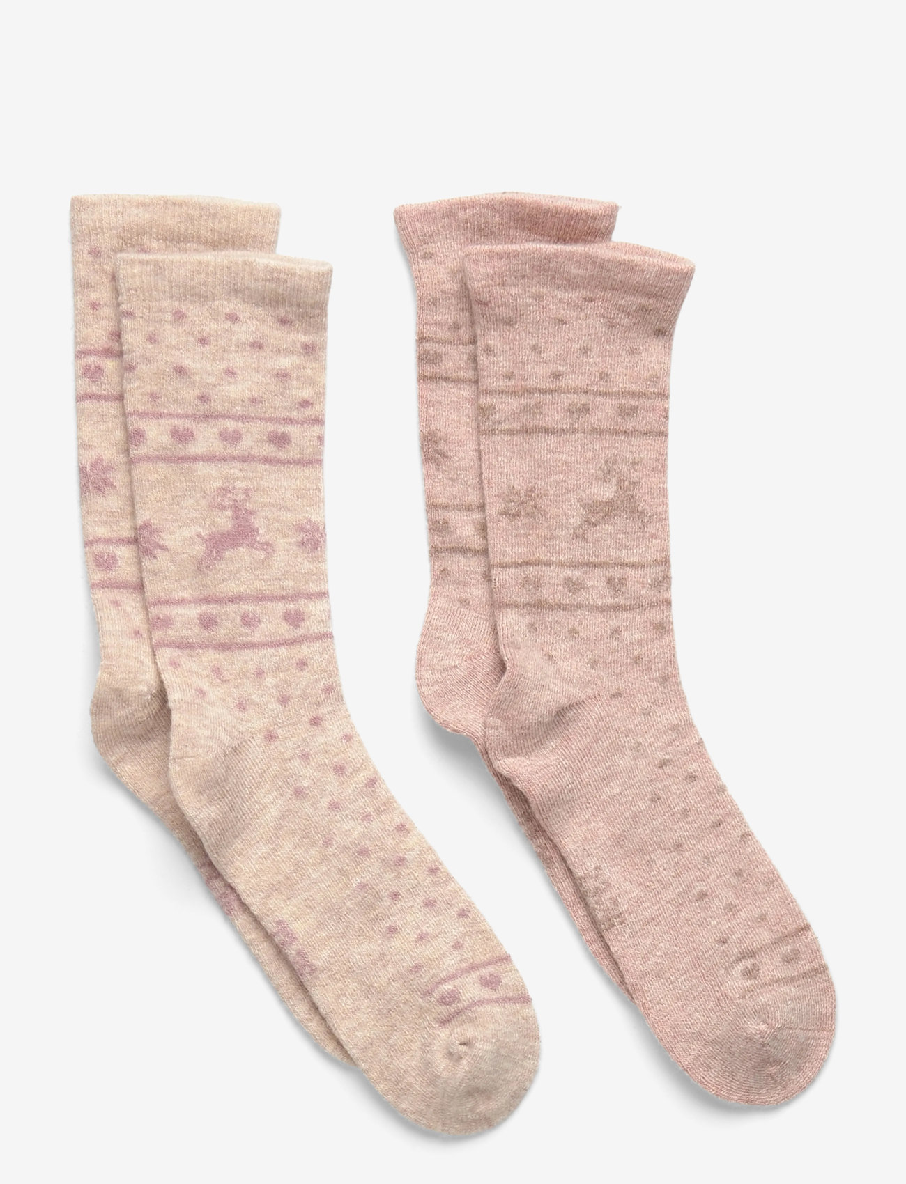 Minymo - Winter Wool Socks 2-Pack - strømper - burnished lilac - 0