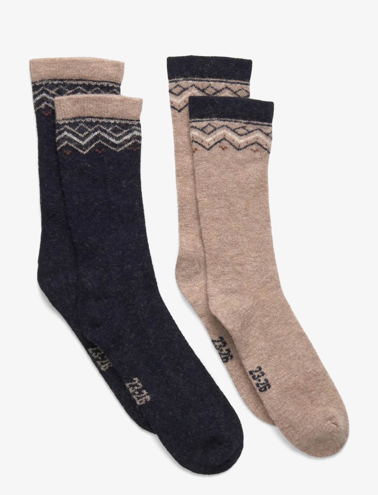 Minymo - Winter Wool Socks 2-Pack - strømper - dark navy - 0