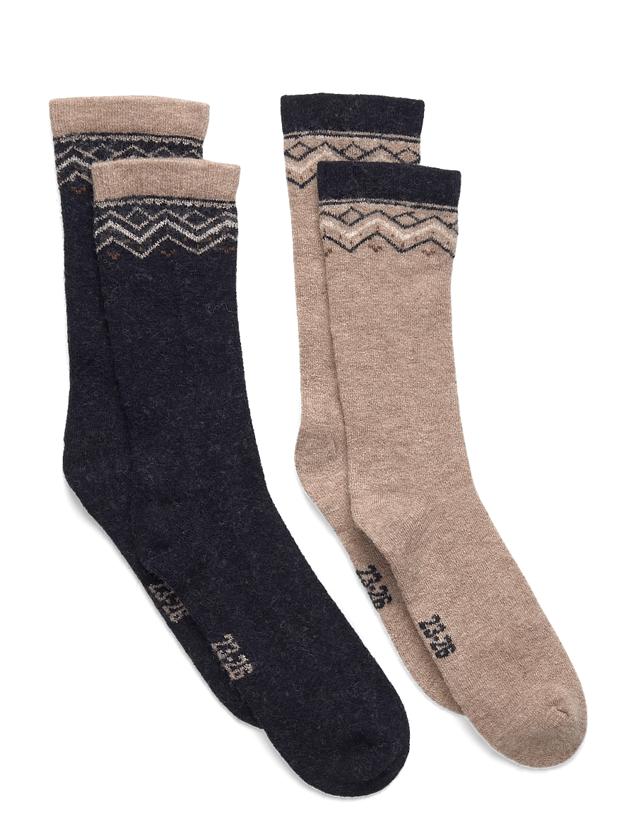 Minymo - Winter Wool Socks 2-Pack - strümpfe - dark navy - 0