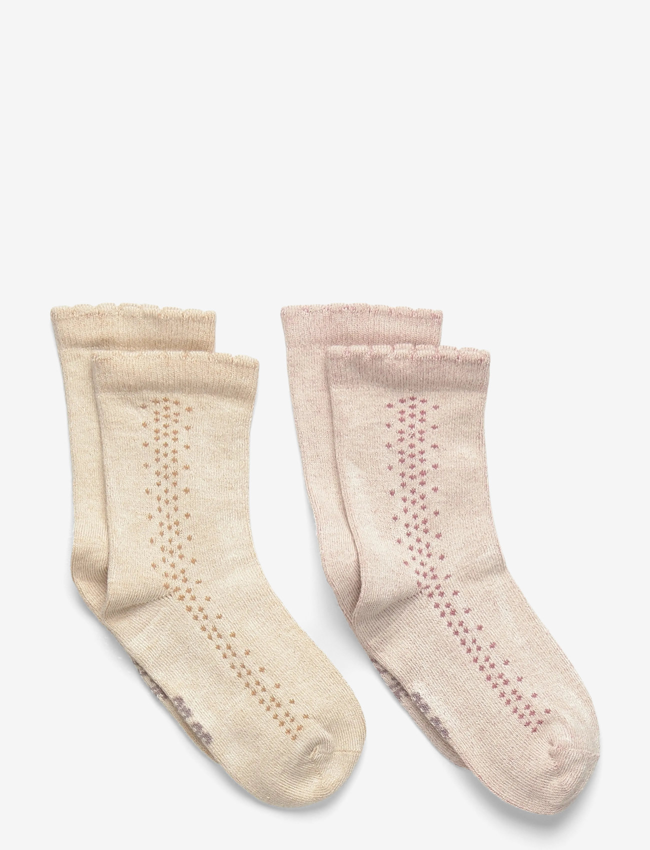 Minymo - Ankle sock solid 2-pack - strømper - burnished lilac - 0