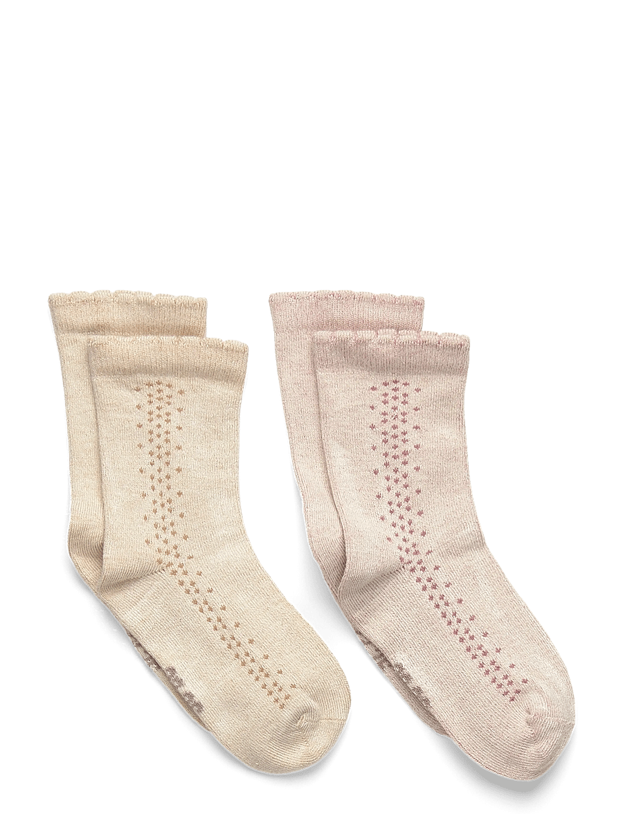 Minymo - Ankle sock solid 2-pack - strümpfe - burnished lilac - 0