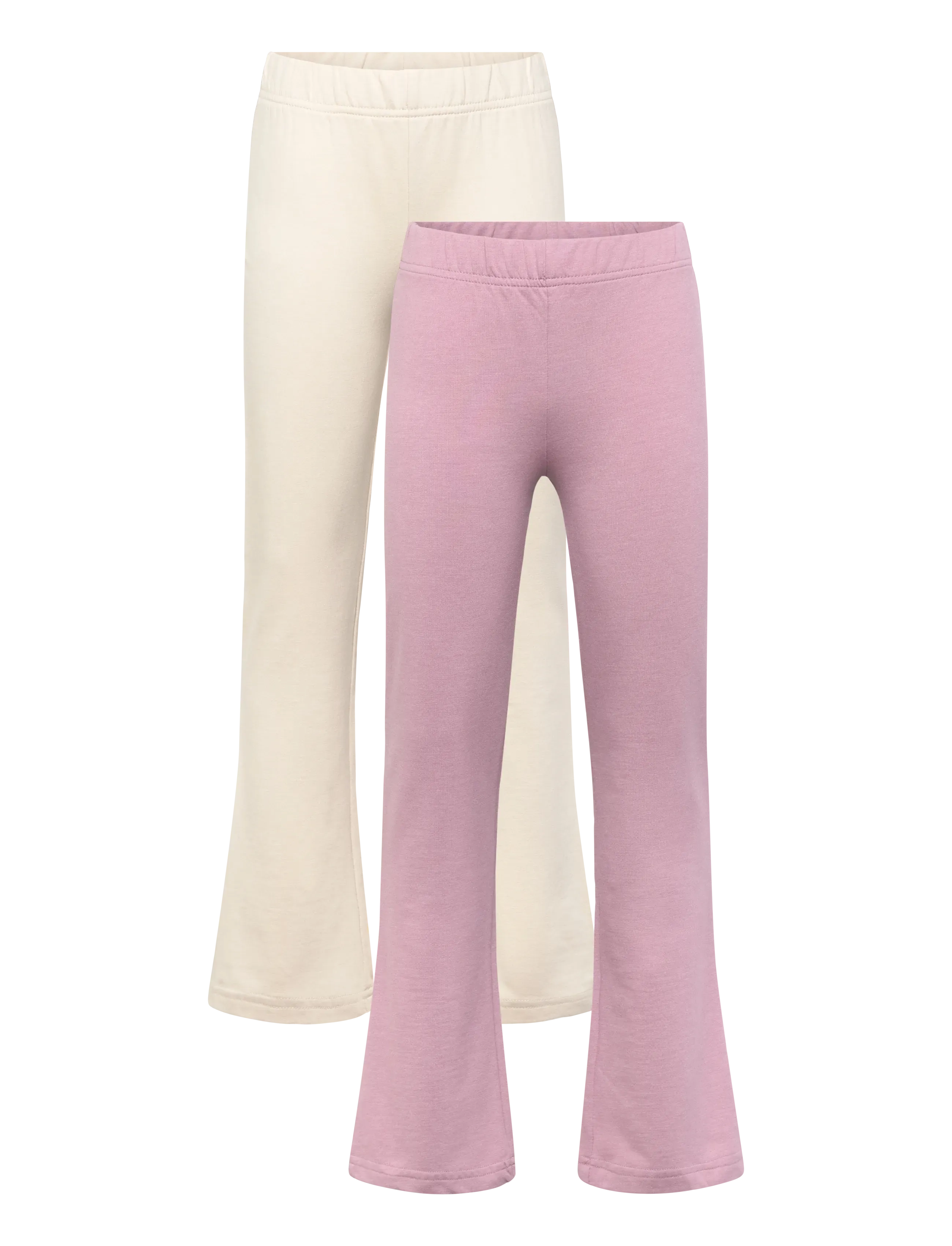 Minymo Sweat Leggings (2-Pack), 146, Unterteile, Mehrfarbig/gemustert - Leggings, Kinder