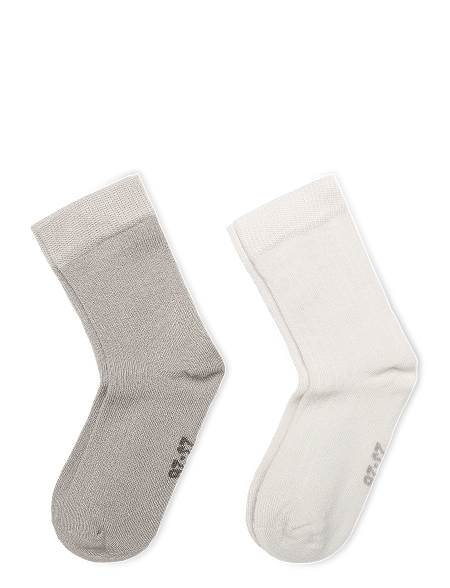 Minymo - Thin Viscose Sock (2-pack) - strümpfe - light taupe - 0