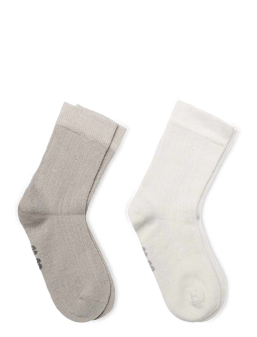 Minymo - Thin Viscose Sock (2-pack) - strümpfe - light taupe - 1