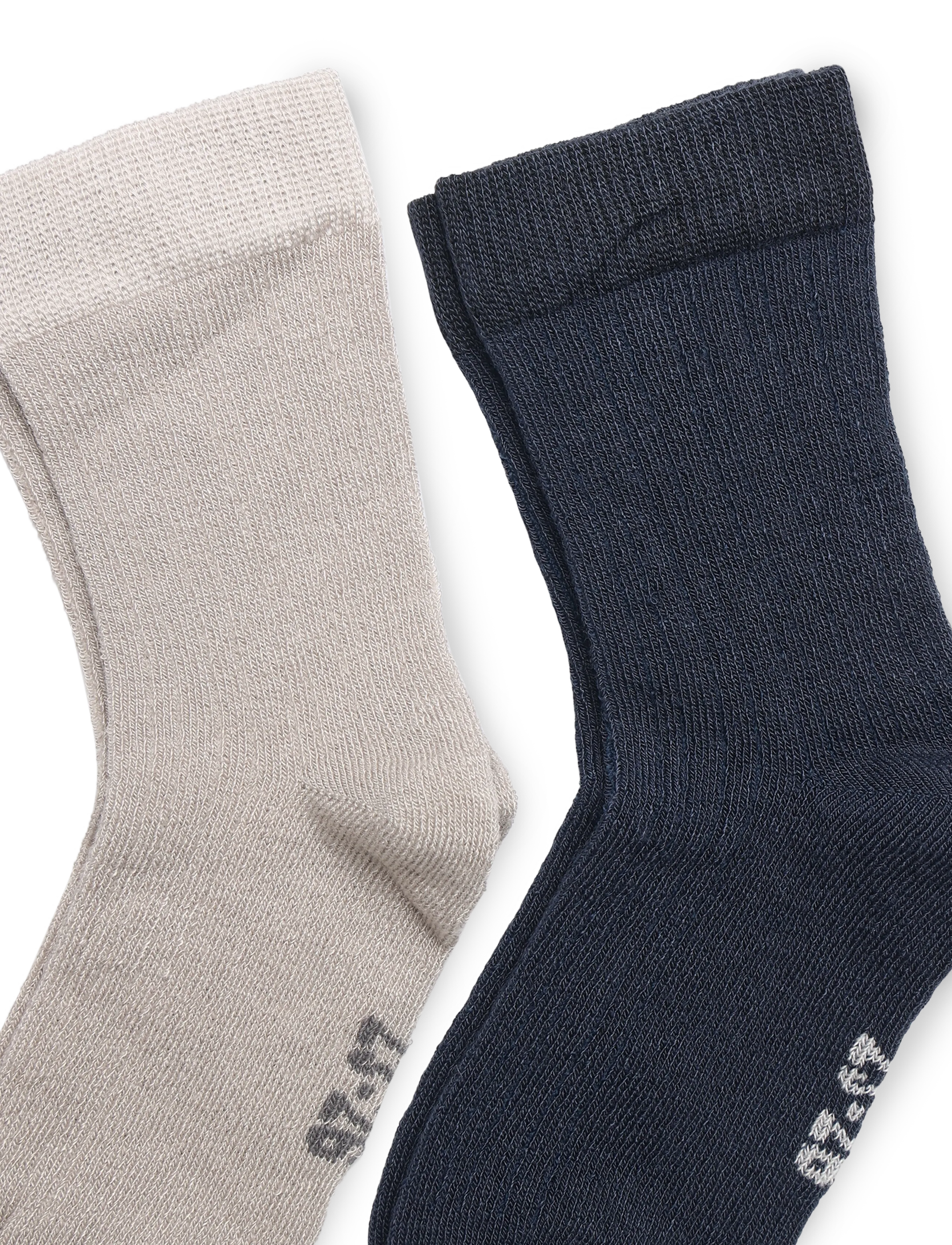 Minymo - Thin Viscose Sock  (2-pack) - strømper - night gray - 2