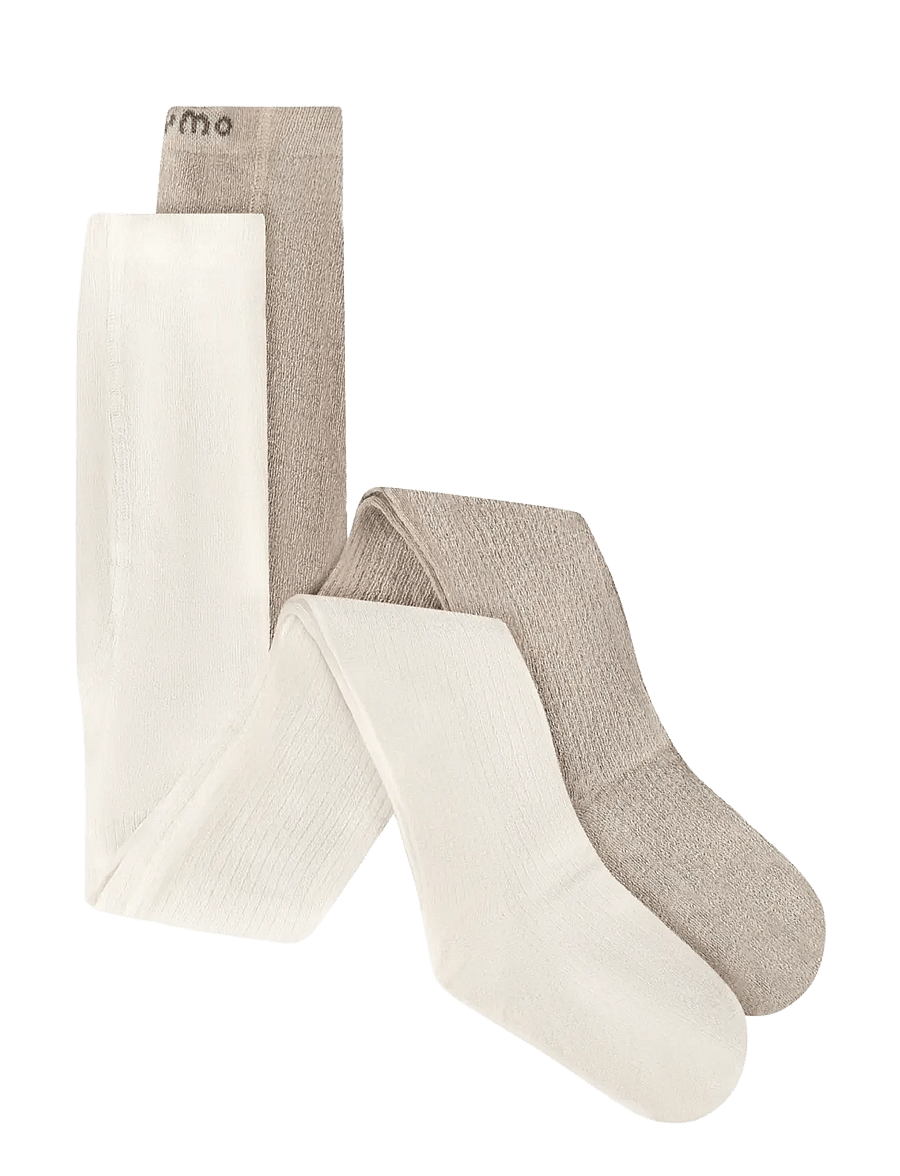 Minymo - Stocking Thin Viscose (2-pack) - sukkpüksid - light taupe - 0