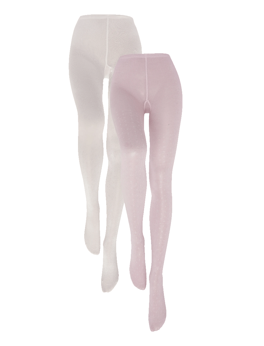 Minymo - Stocking Thin Viscose (2-pack) - strumpfhosen - shell - 0