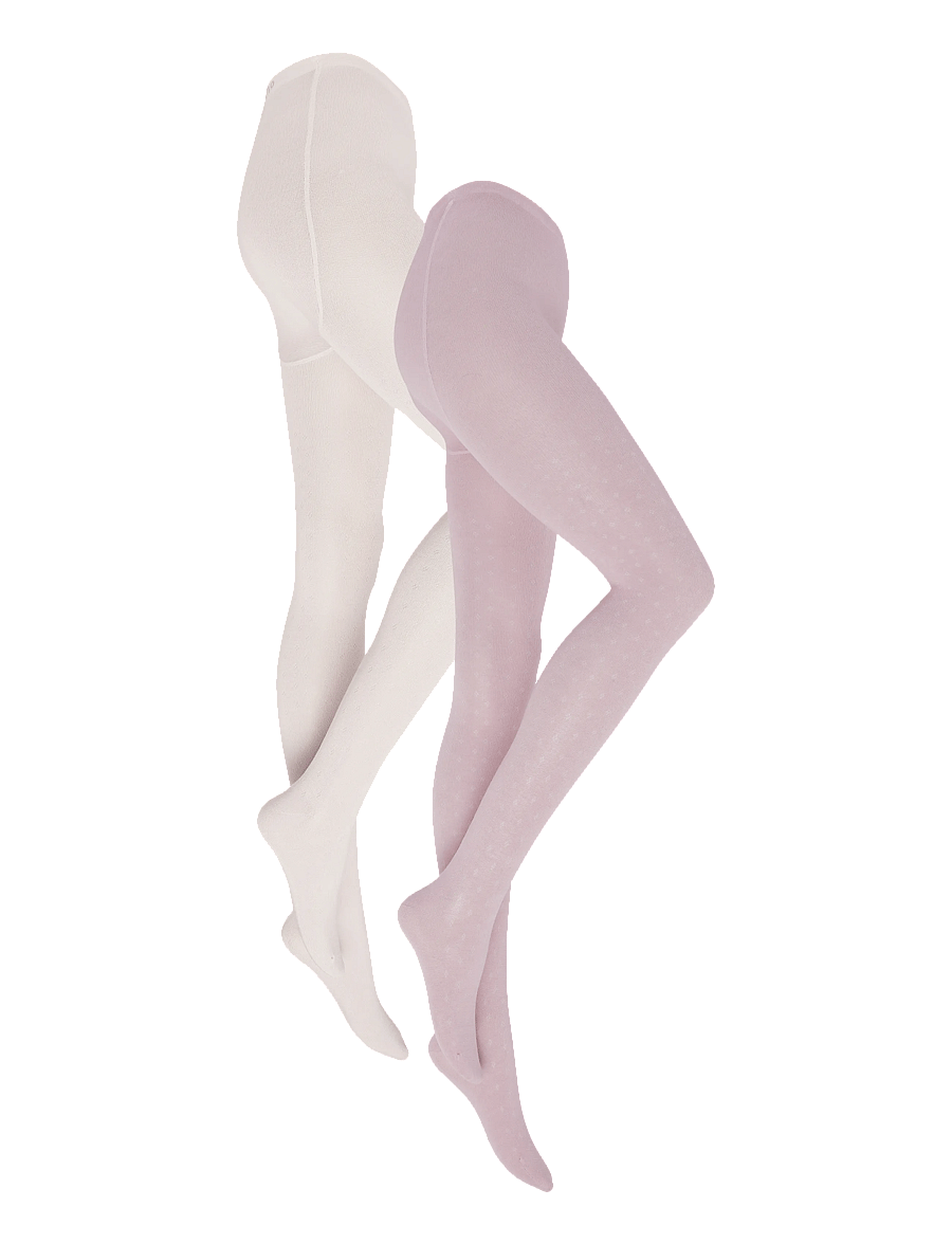 Minymo - Stocking Thin Viscose (2-pack) - strumpfhosen - shell - 2