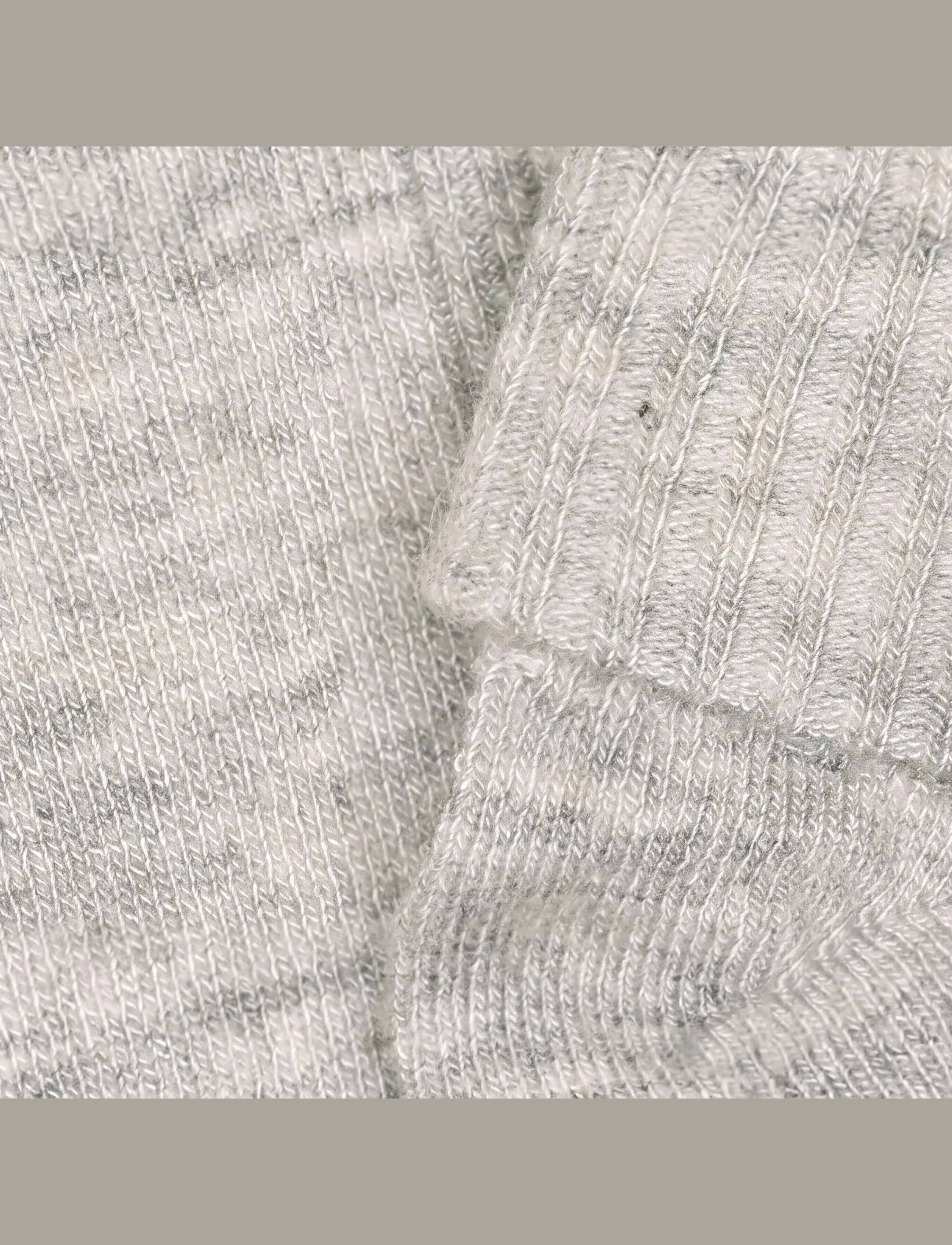 Minymo - Baby 2x2 Rib Wool socks 2-Pack - baby-socken - light grey melange - 2
