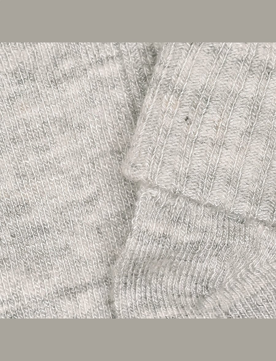 Minymo - Baby 2x2 Rib Wool socks 2-Pack - baby-socken - light grey melange - 2