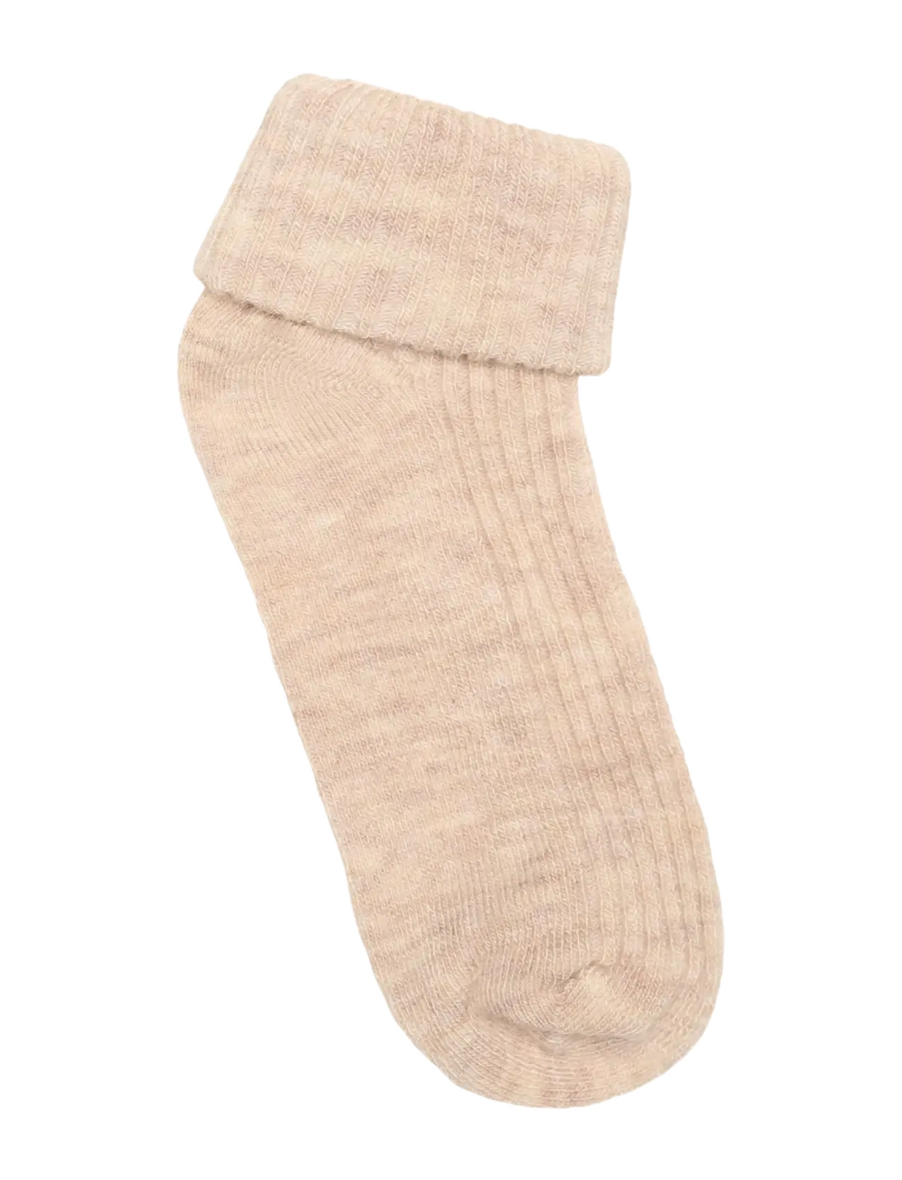 Minymo - Baby 2x2 Rib Wool socks 2-Pack - baby-socken - sheer bliss melange - 1