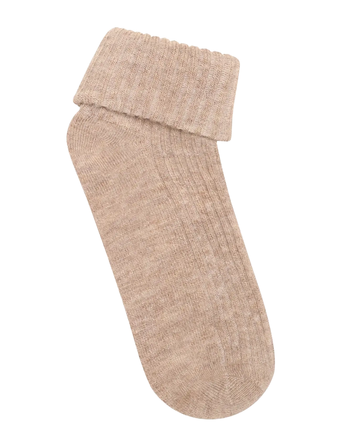 Minymo - Baby 2x2 Rib Wool socks 2-Pack - baby-socken - silver mink melange - 1