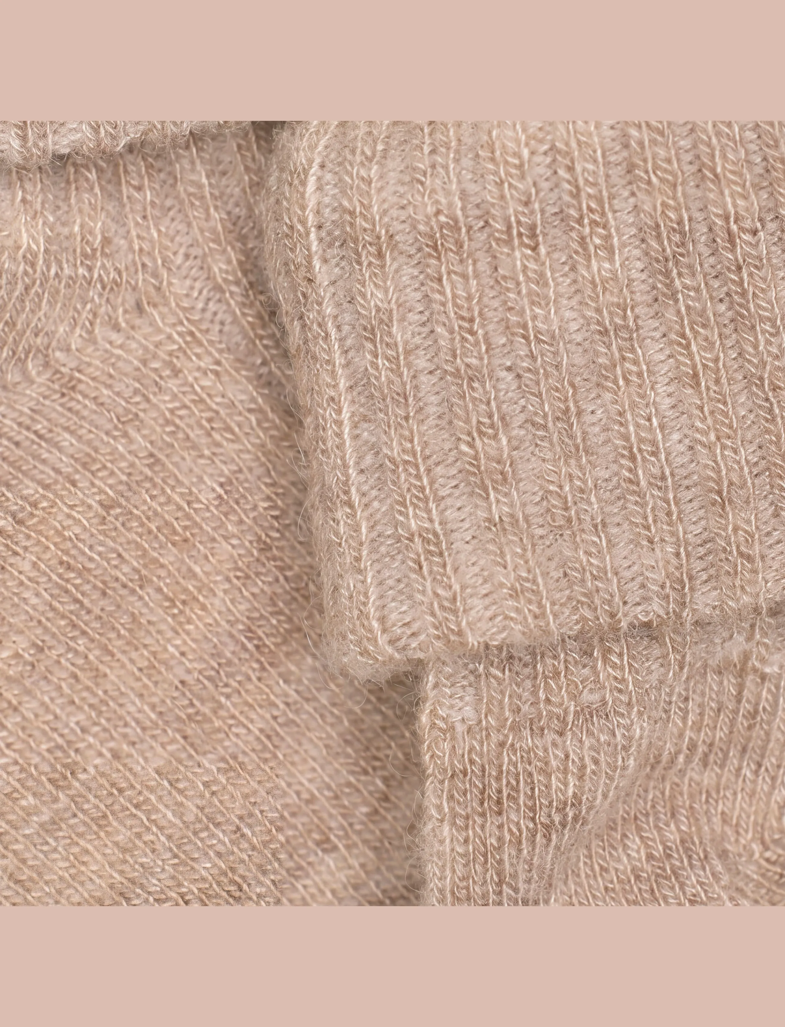 Minymo - Baby 2x2 Rib Wool socks 2-Pack - baby-socken - silver mink melange - 2
