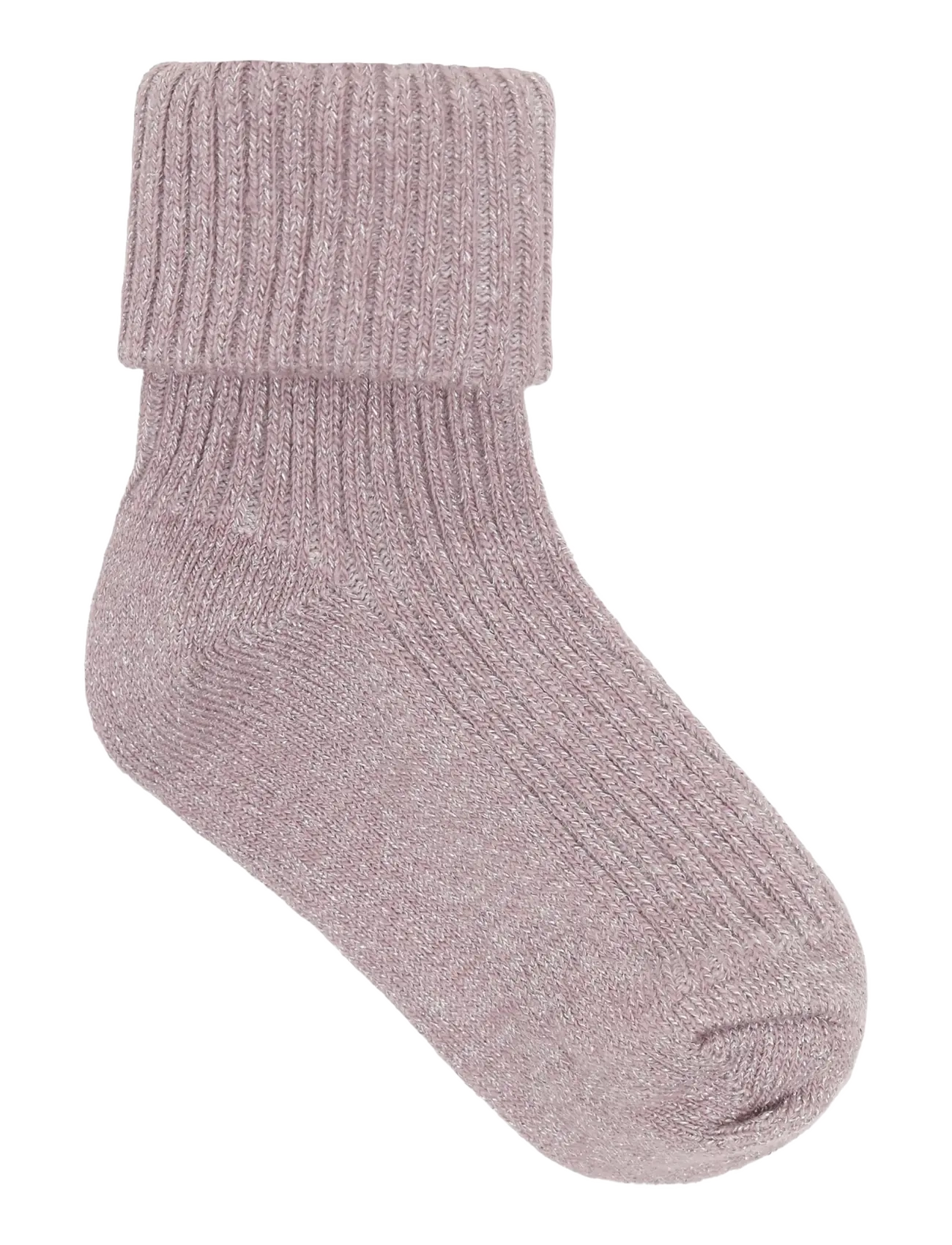 Minymo - Baby Rib Socks w.glit (2-pack) - baby-socken - elderberry - 1