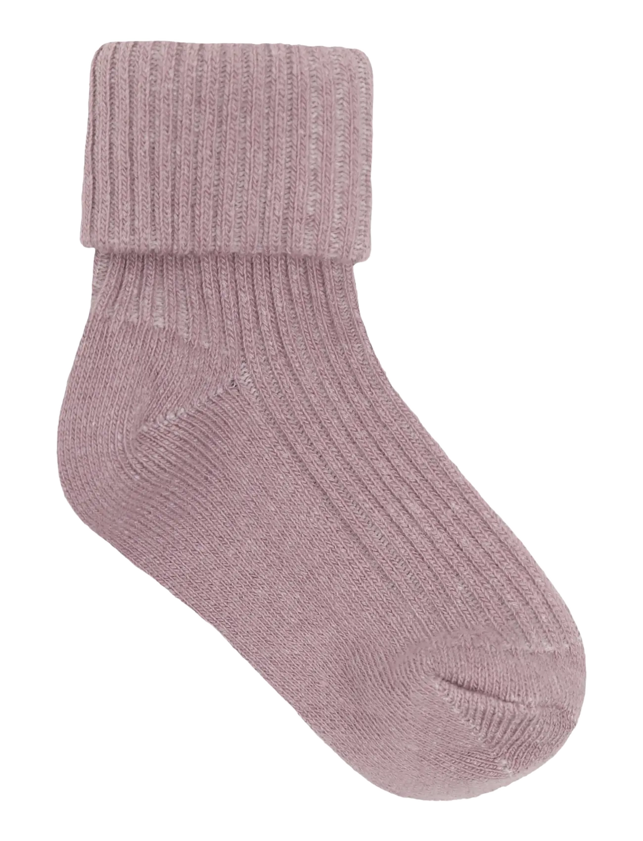 Minymo - Baby Rib Socks w.glit (2-pack) - baby-socken - elderberry - 2