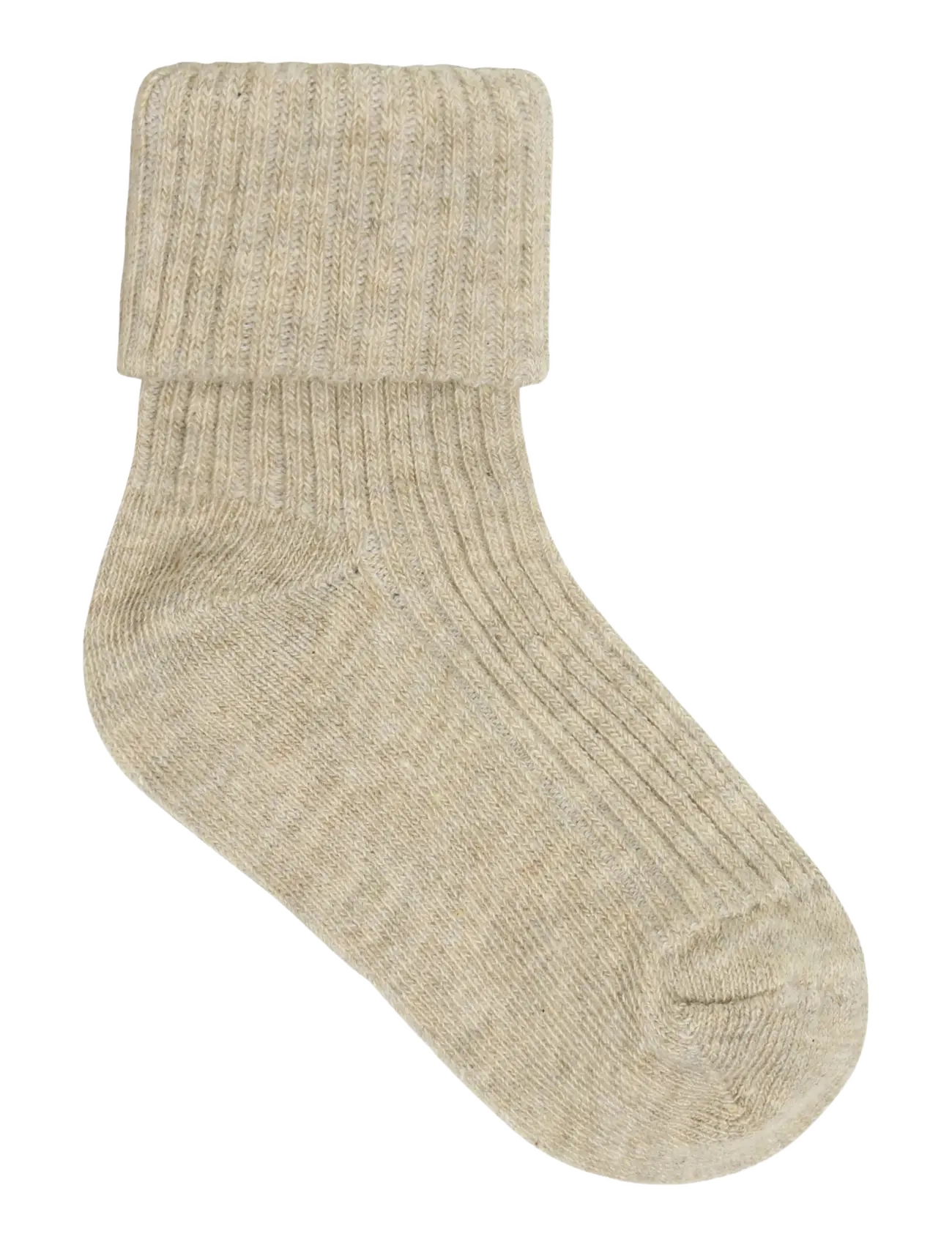 Minymo - Baby Rib Socks w.glit (2-pack) - baby-socken - silver mink - 2