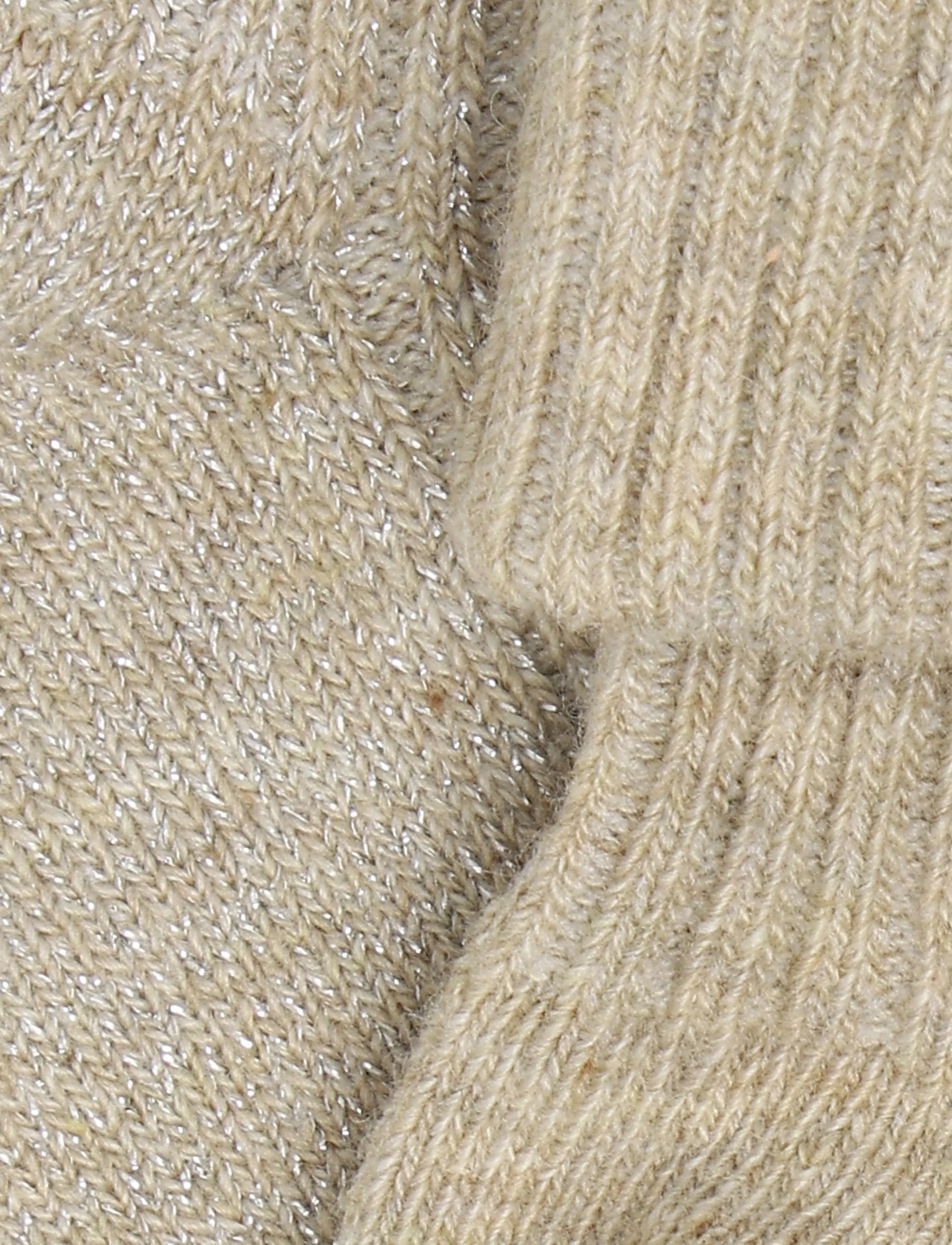 Minymo - Baby Rib Socks w.glit (2-pack) - baby-socken - silver mink - 3