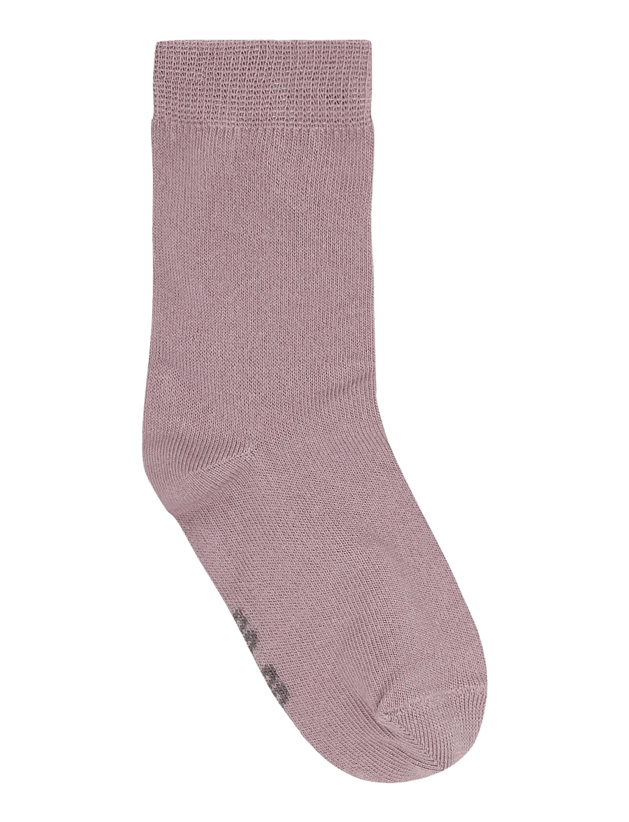 Minymo - Ankle Socks w.glitter (2-pack) - strümpfe - elderberry - 1