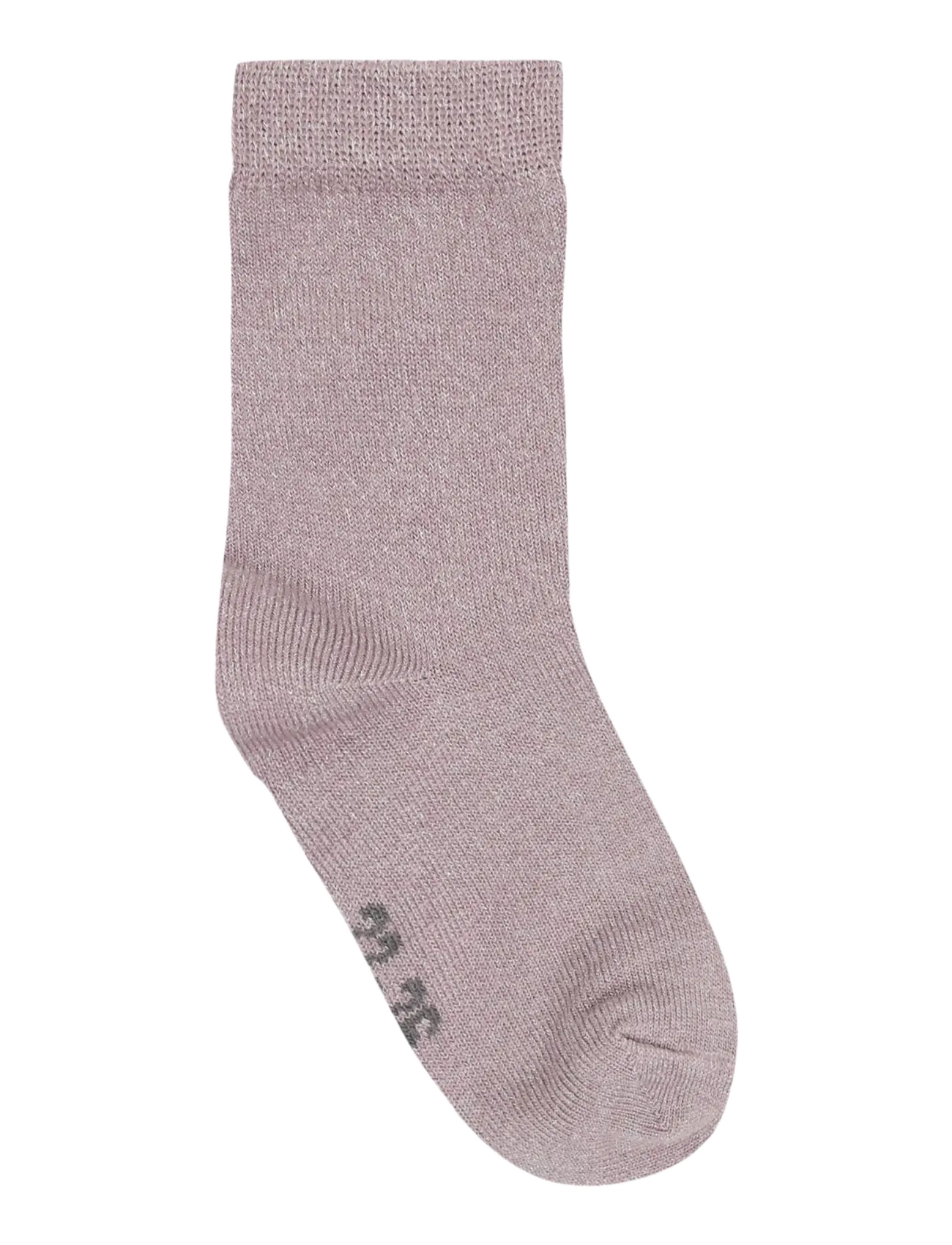 Minymo - Ankle Socks w.glitter (2-pack) - strümpfe - elderberry - 2