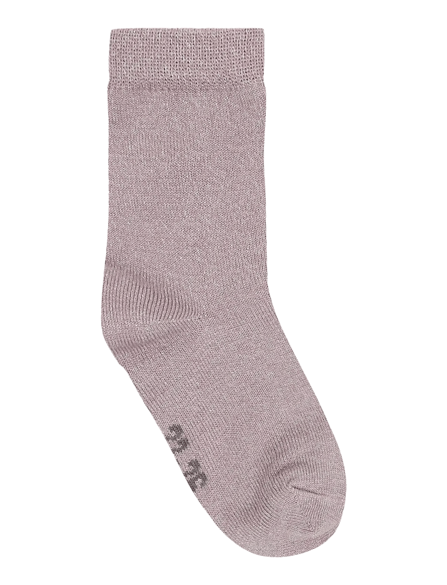 Minymo - Ankle Socks w.glitter (2-pack) - strümpfe - elderberry - 2