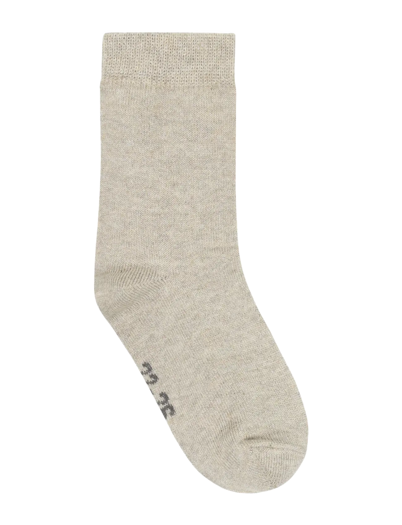 Minymo - Ankle Socks w.glitter (2-pack) - strümpfe - silver mink - 2