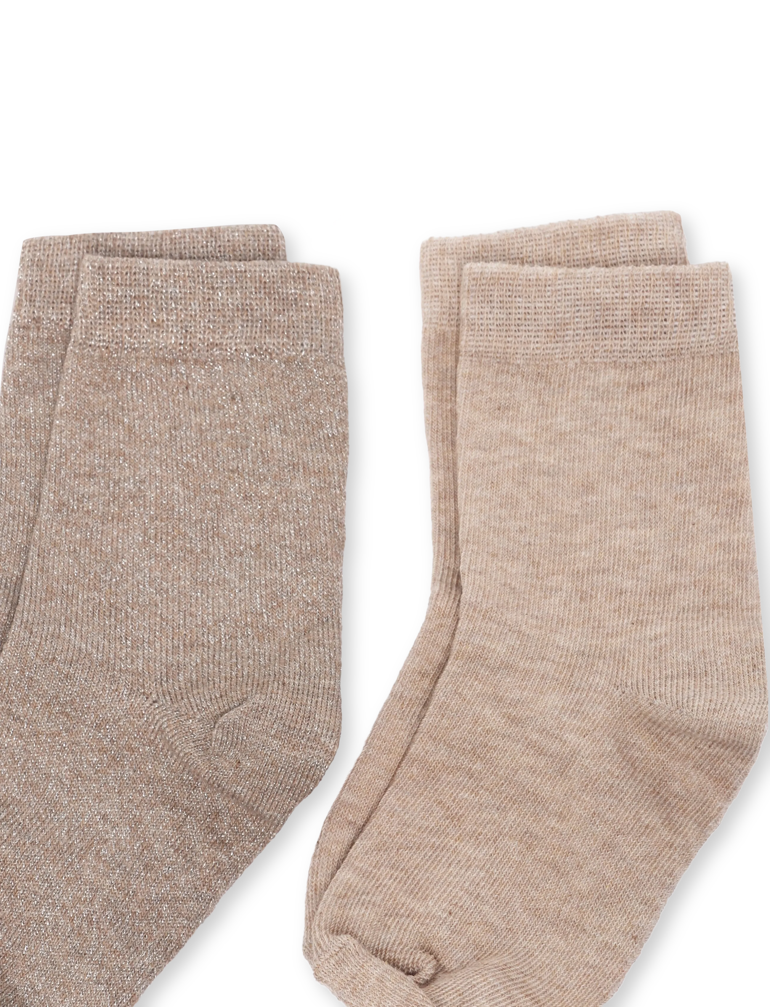 Minymo - Ankle Socks w.glitter (2-pack) - strümpfe - silver mink - 3