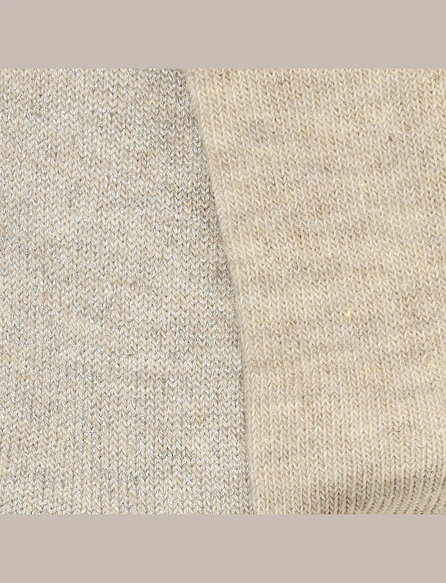 Minymo - Ankle Socks w.glitter (2-pack) - strümpfe - silver mink - 3